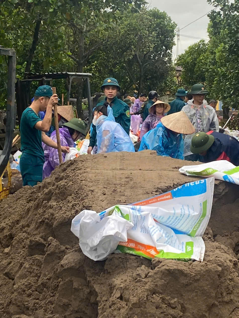 Hội LHPN huyện Mê Linh: Thăm, tặng nhu yếu phẩm, gói bánh Chưng hỗ trợ người dân bị ảnh hưởng bởi lũ lụt - ảnh 8