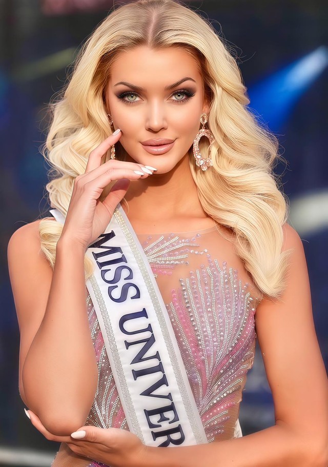  Cận cảnh nhan sắc Miss Universe 2024 đến từ Đan Mạch - ảnh 2