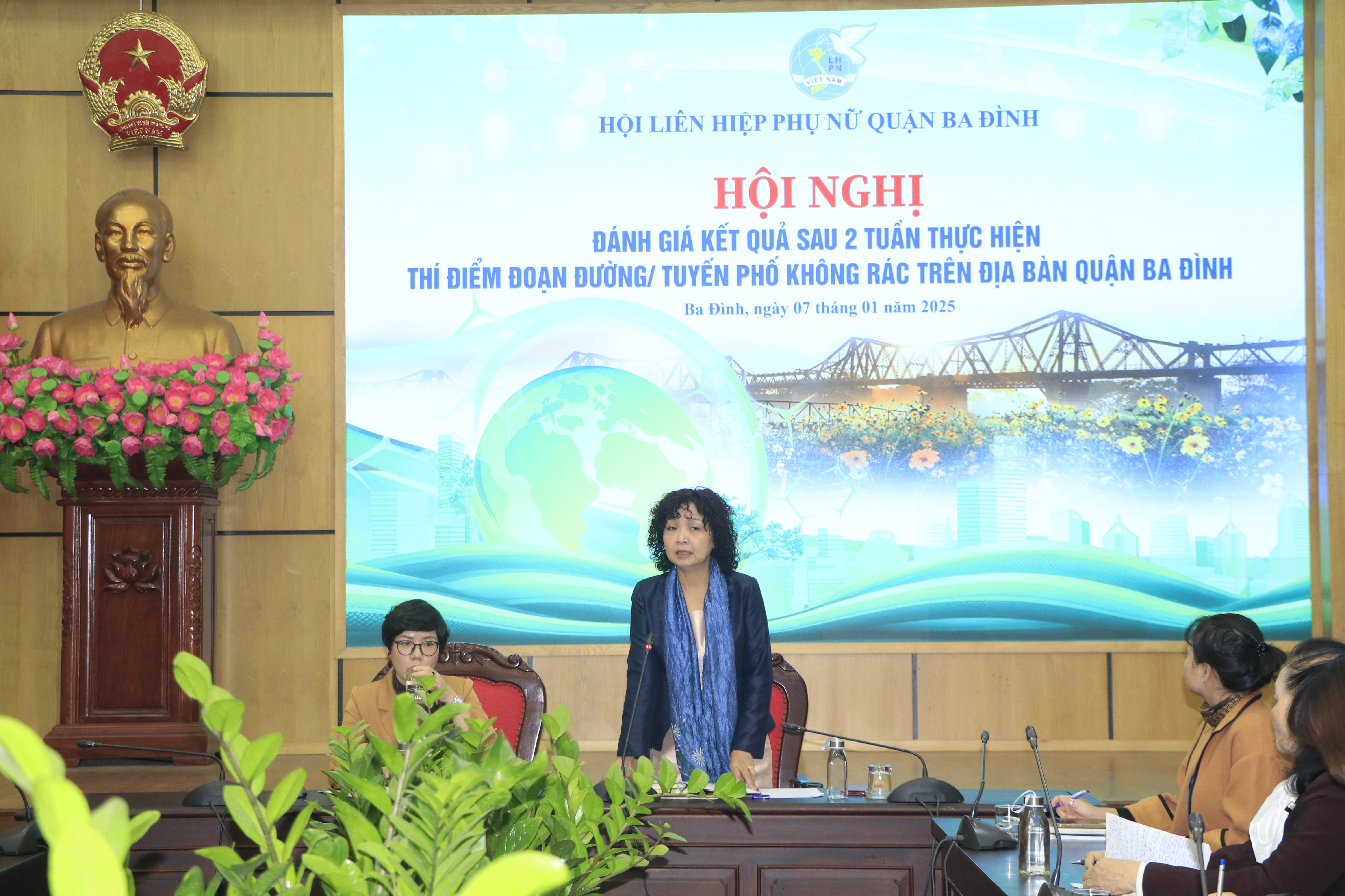 Hội LHPN quận Ba Đình: Đánh giá hiệu quả mô hình “Đoạn đường/tuyến phố không rác” - ảnh 2