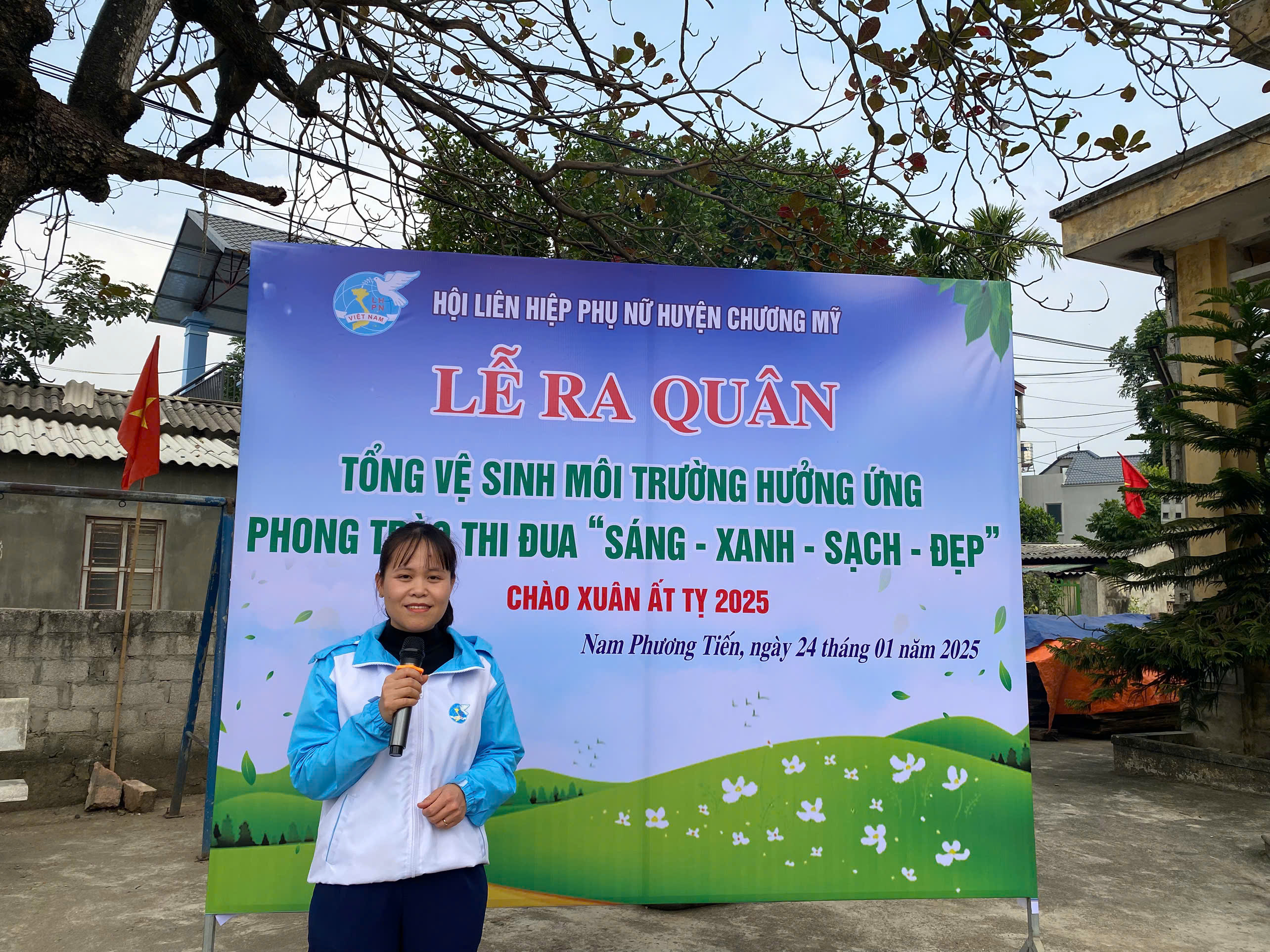 Các cấp Hội LHPN Hà Nội: Ra quân tổng vệ sinh môi trường đón chào Xuân mới - ảnh 15