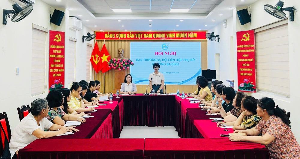 Hội LHPN phường Ba Đình: Thử nghiệm vận hành hoạt động - ảnh 1