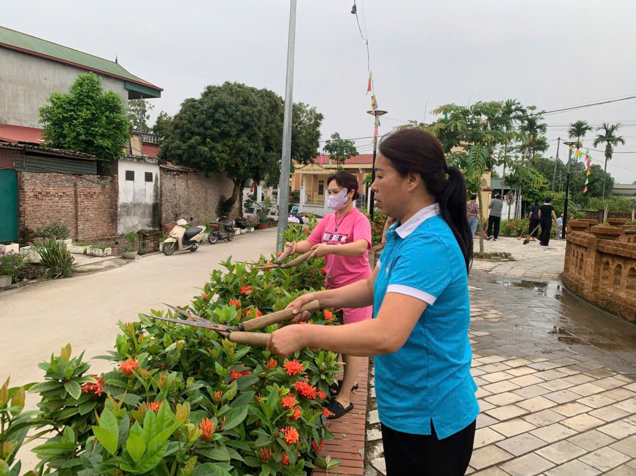 Ra quân làm đẹp cảnh quan đón chào thời khắc chính quyền địa phương 2 cấp chính thức vận hành - ảnh 5