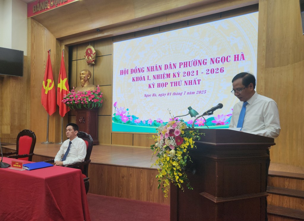Phường Ngọc Hà: Tập trung thực hiện hiệu quả các nhiệm vụ trọng tâm từ nay đến hết năm 2025 - ảnh 2
