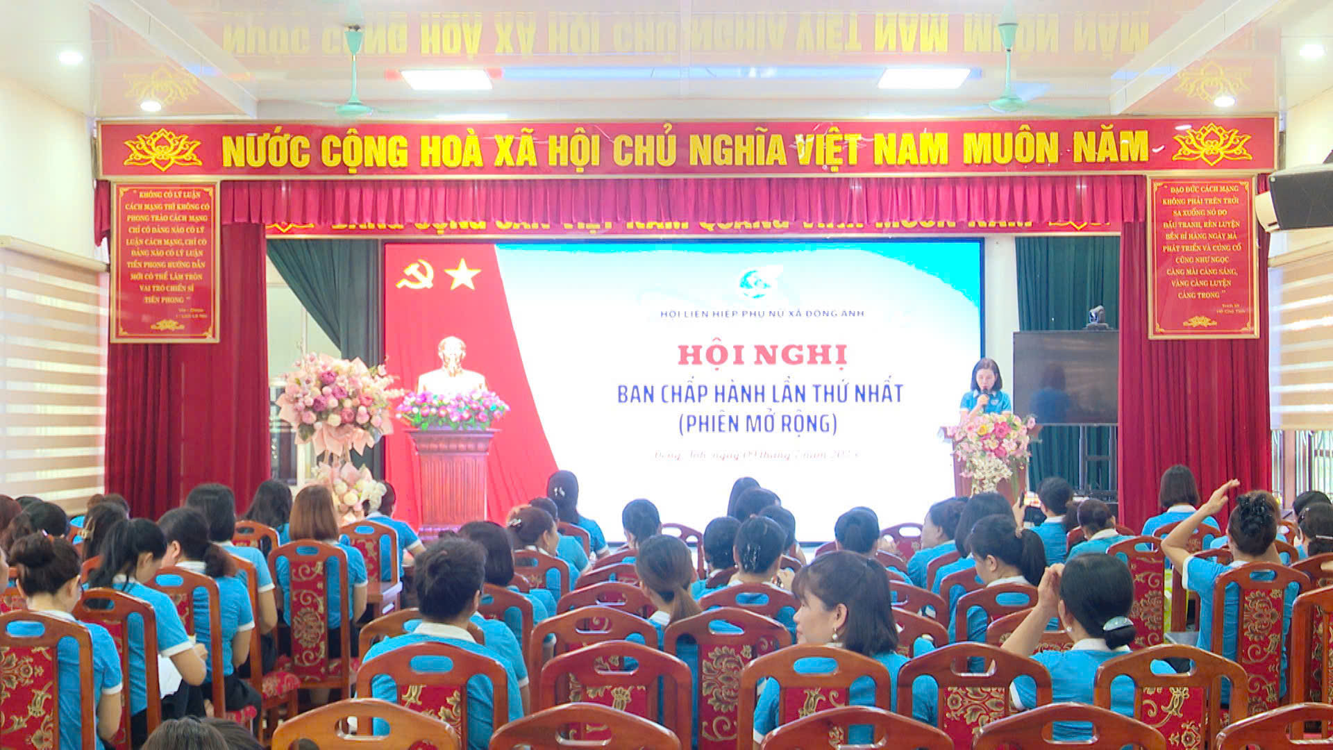 Hội LHPN xã Đông Anh: Tổ chức Hội nghị BCH lần thứ Nhất - ảnh 1