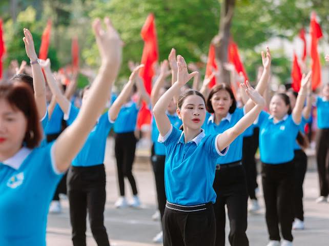 Hội LHPN xã Phúc Thịnh: 150 cán bộ, hội viên tham gia Đại hội Thể dục thể thao - ảnh 2