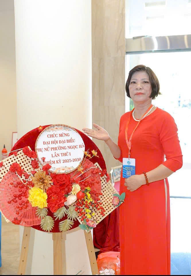 “Không gian xanh” tạo điểm nhấn tại Đại hội đại biểu phụ nữ phường Ngọc Hà - ảnh 9