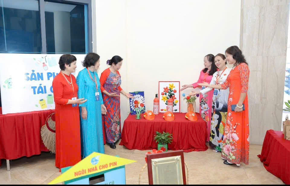 “Không gian xanh” tạo điểm nhấn tại Đại hội đại biểu phụ nữ phường Ngọc Hà - ảnh 4