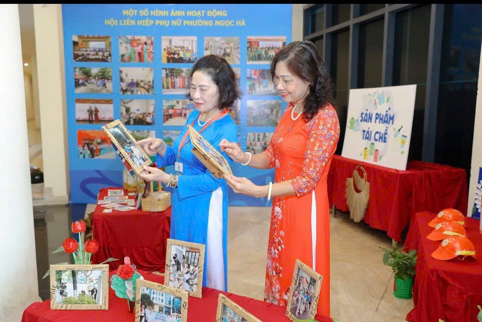 “Không gian xanh” tạo điểm nhấn tại Đại hội đại biểu phụ nữ phường Ngọc Hà - ảnh 13