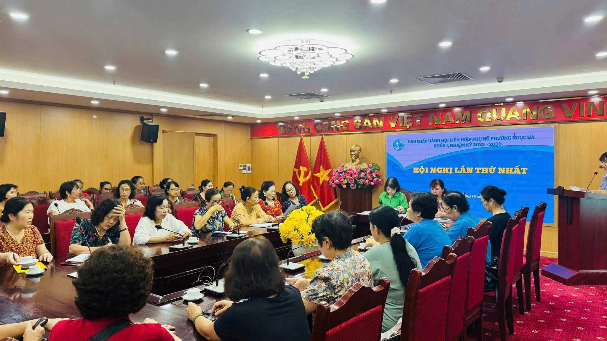 Hội LHPN phường Ngọc Hà: Tổ chức Hội nghị lần thứ Nhất, nhiệm kỳ 2025-2030 - ảnh 2