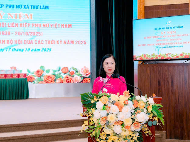 Hội LHPN xã Thư Lâm: Gặp gỡ, tri ân cán bộ Hội qua các thời kỳ - ảnh 3