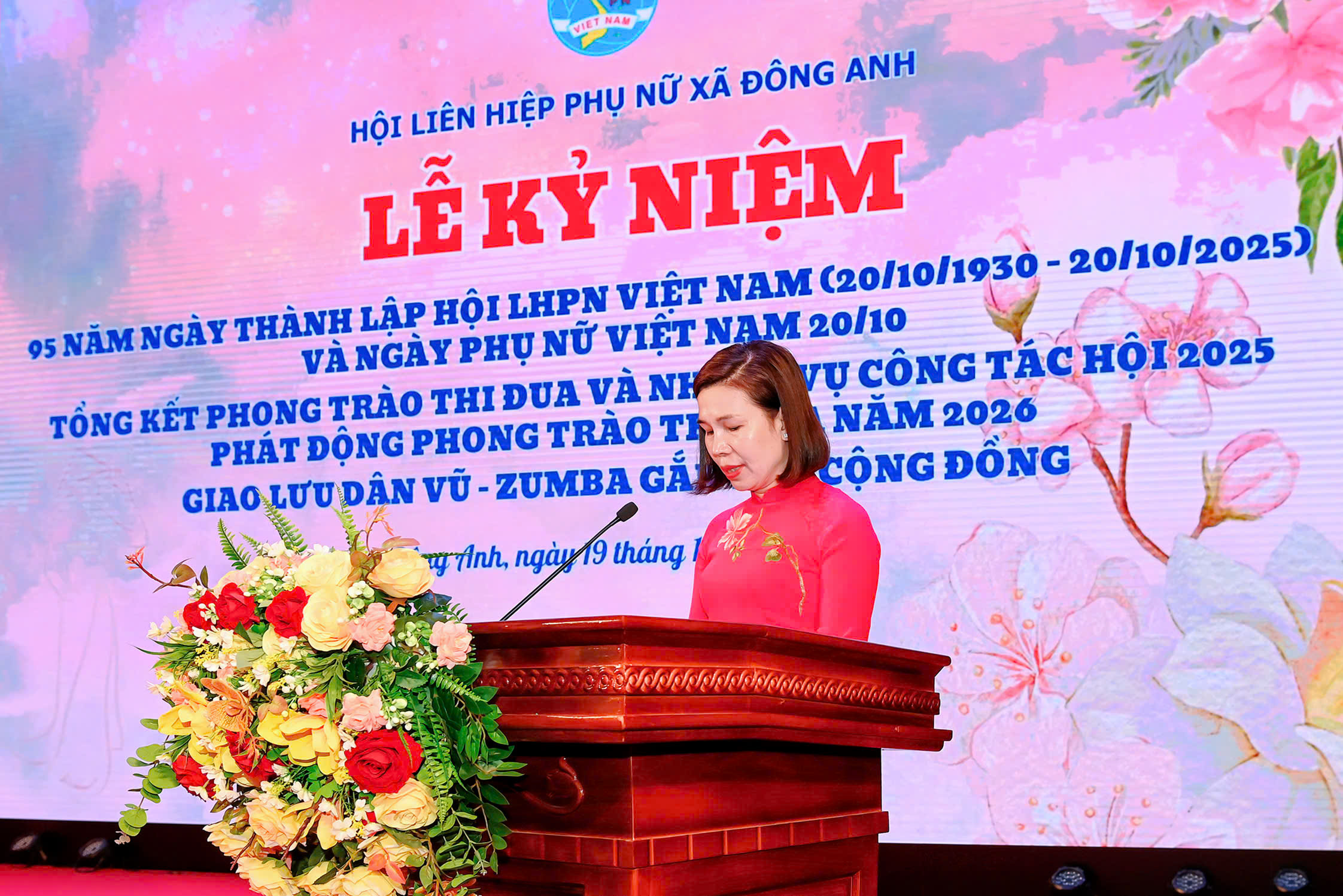 Hội LHPN xã Đông Anh: Long trọng tổ chức kỷ niệm 95 năm ngày thành lập Hội LHPN Việt Nam - ảnh 2