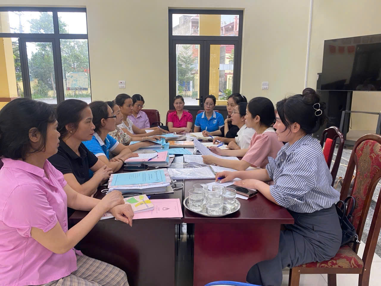 Hội LHPN xã Thư Lâm: Kiểm tra công tác chấp hành Điều lệ Hội và tình hình vay vốn tại 56 chi hội  - ảnh 6