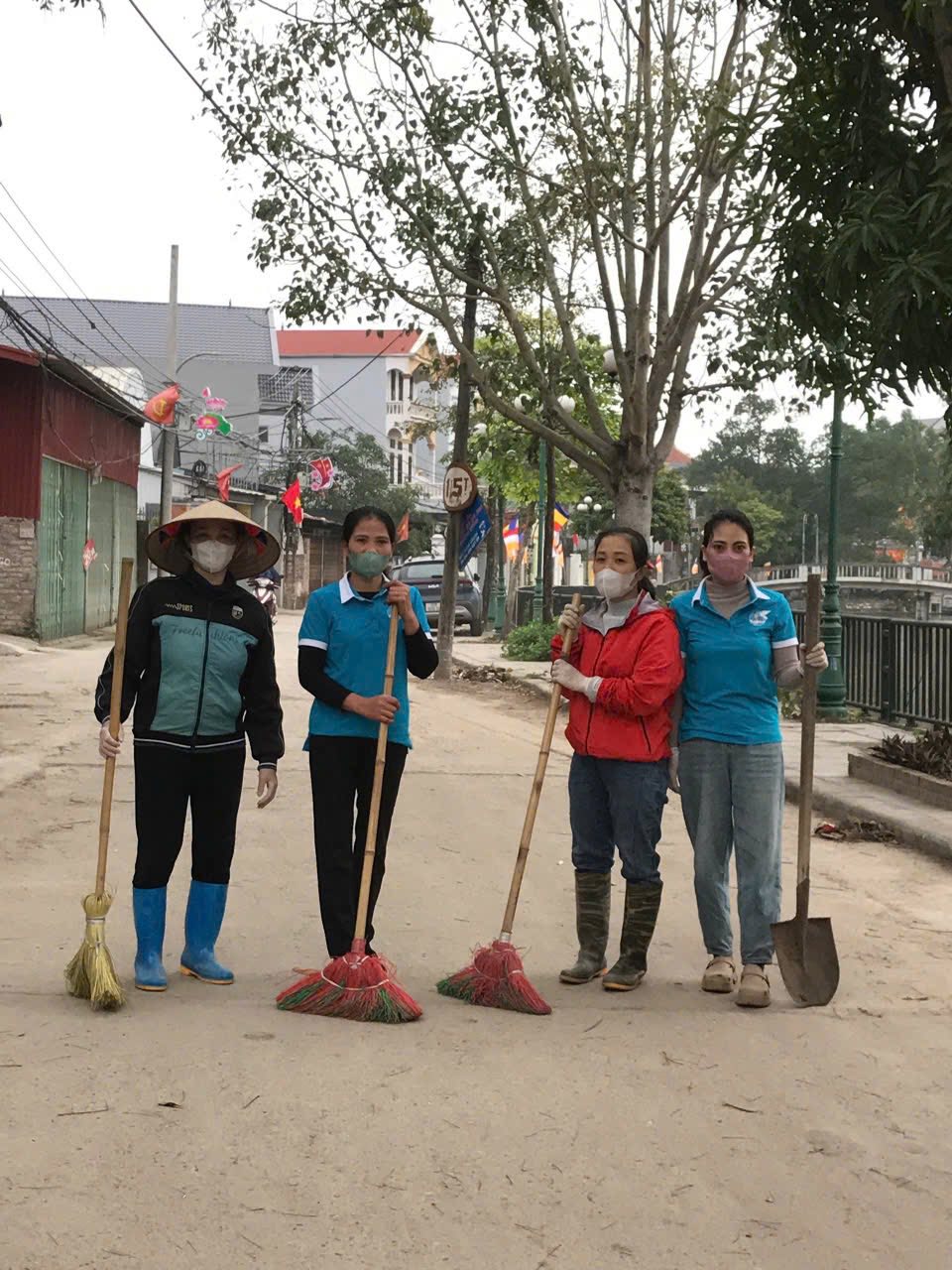 Hội LHPN xã Phúc Thịnh: Hành động vì môi trường xanh - ảnh 8