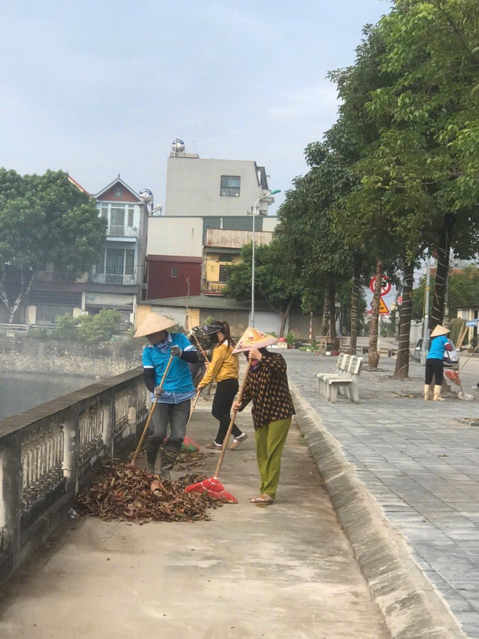 Hội LHPN xã Phúc Thịnh: Hành động vì môi trường xanh - ảnh 3