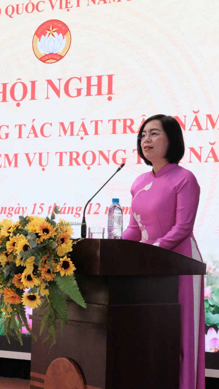 Ủy ban MTTQ Việt Nam phường Giảng Võ tổng kết công tác Mặt trận năm 2025 - ảnh 1