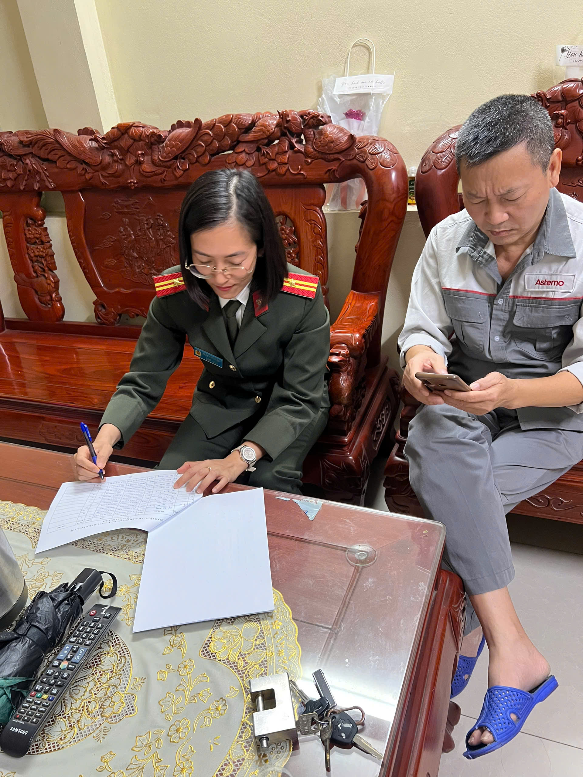 Chi hội Phụ nữ Công An xã Thư Lâm: Phối hợp tuyên truyền, phổ biến pháp luật trong trường học - ảnh 5