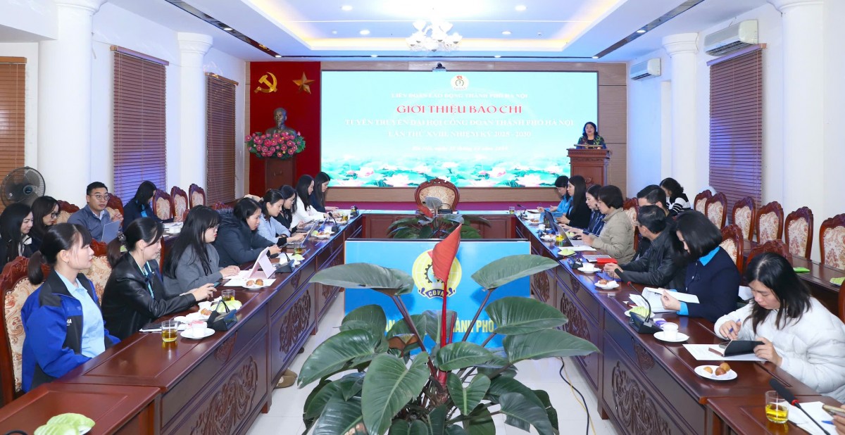 Đại hội Công đoàn thành phố Hà Nội lần thứ XVIII diễn ra trong 2 ngày 29-30/12/2025 - ảnh 2