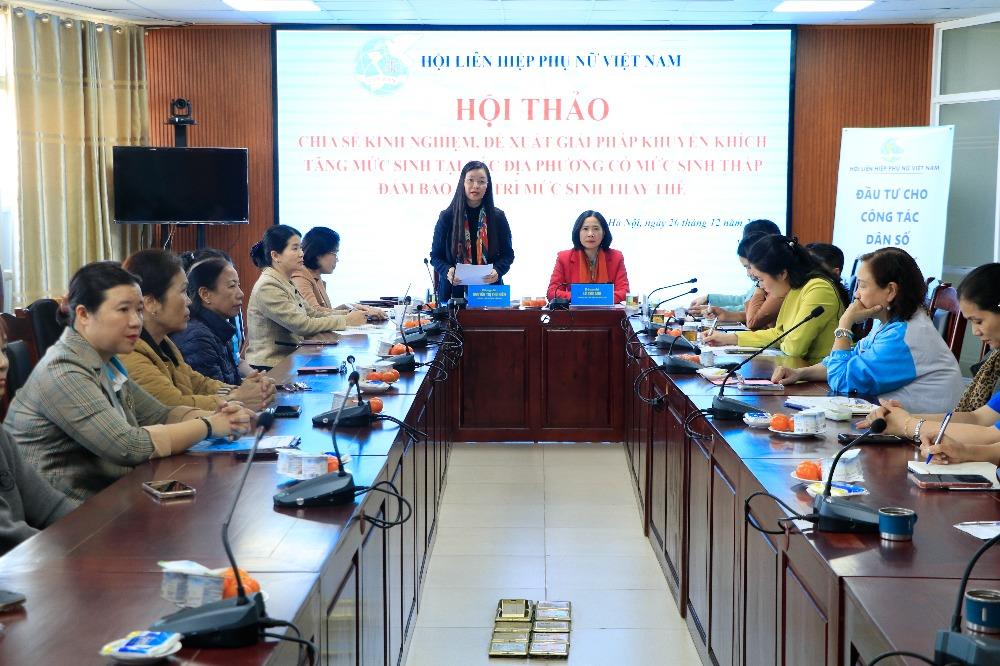 Phát huy vai trò của các cấp Hội trong vận động khuyến sinh, đảm bảo duy trì mức sinh thay thế - ảnh 1