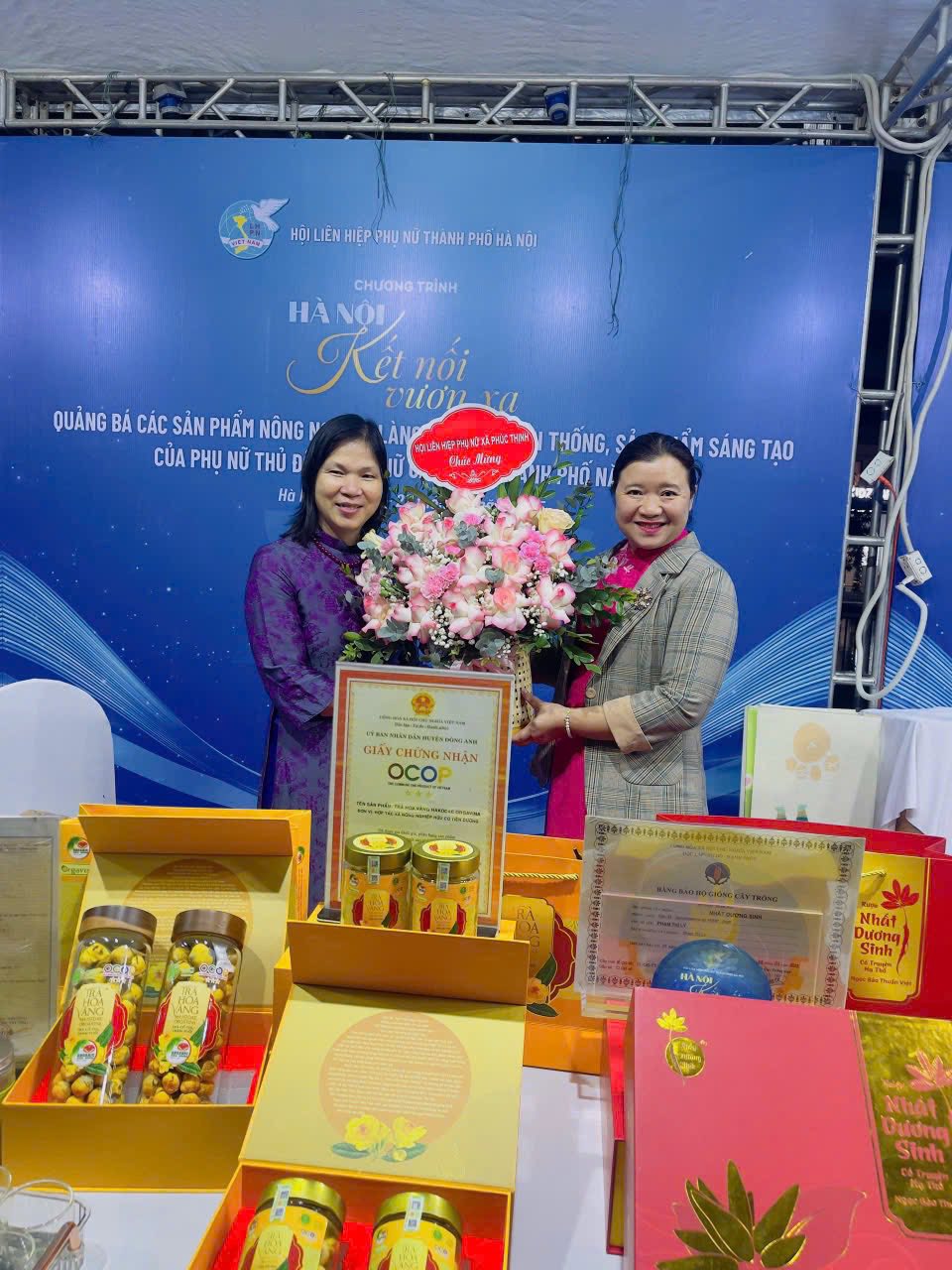 Hội LHPN xã Phúc Thịnh: Phối hợp quảng bá sản phẩm OCOP - ảnh 2