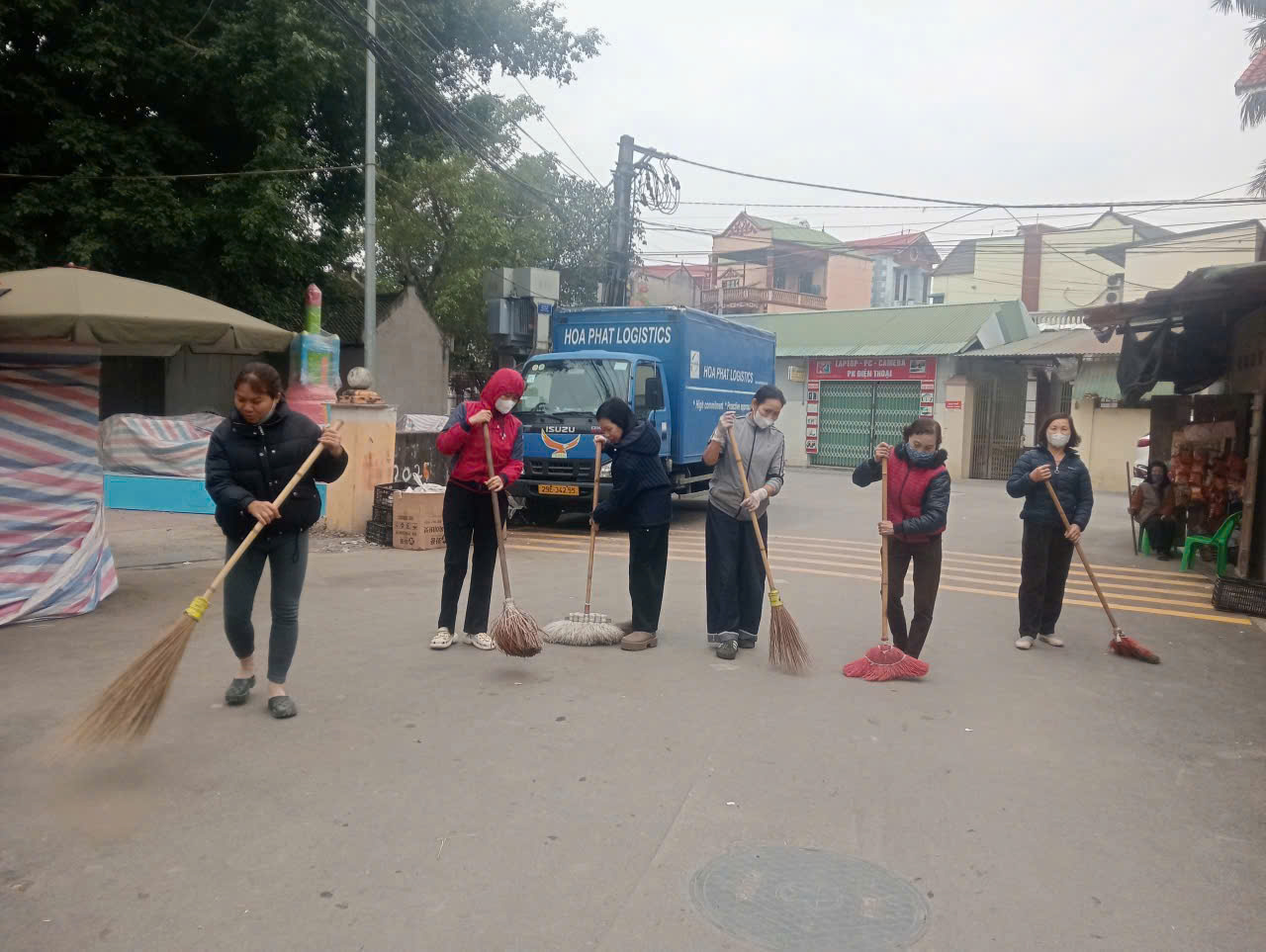 Hội Phụ nữ xã Thư Lâm: Lan tỏa phong trào “3 sạch” từ những ngày đầu năm 2026 - ảnh 3