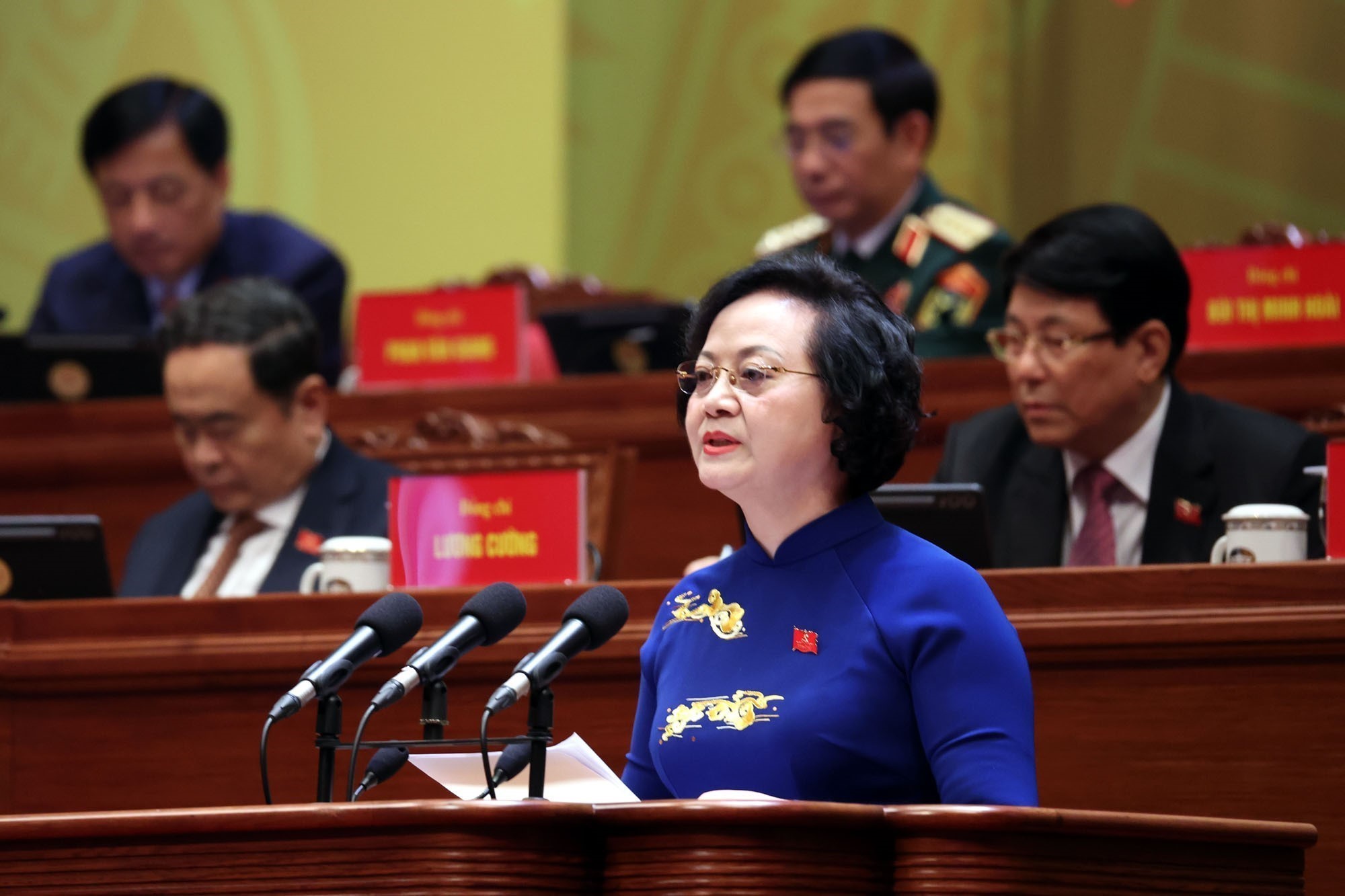 Một số hình ảnh tại phiên thảo luận trong sáng ngày làm việc thứ 3 Đại hội XIV - ảnh 3