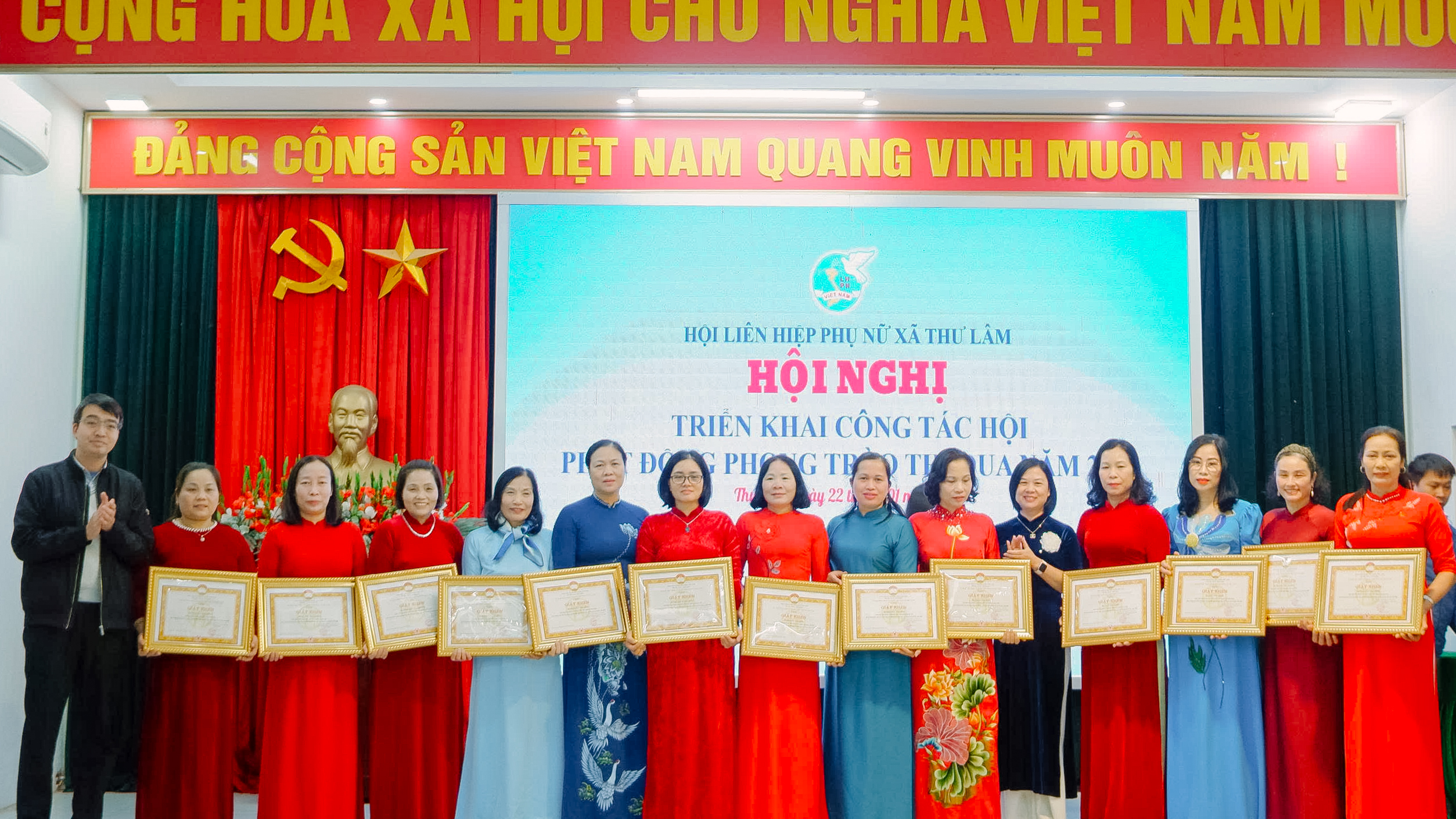 Hội LHPN xã Thư Lâm: Tiếp tục phát huy vai trò nòng cốt trong các phong trào thi đua  - ảnh 4