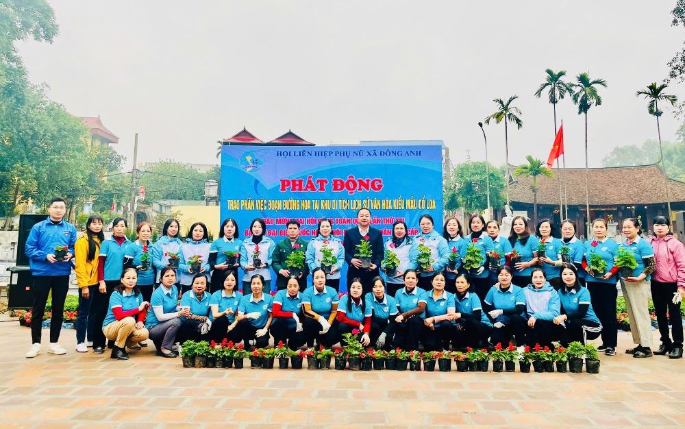 Hội LHPN xã Đông Anh: Bàn giao phần việc chào mừng thành công Đại hội Đảng toàn quốc lần thứ XIV - ảnh 1