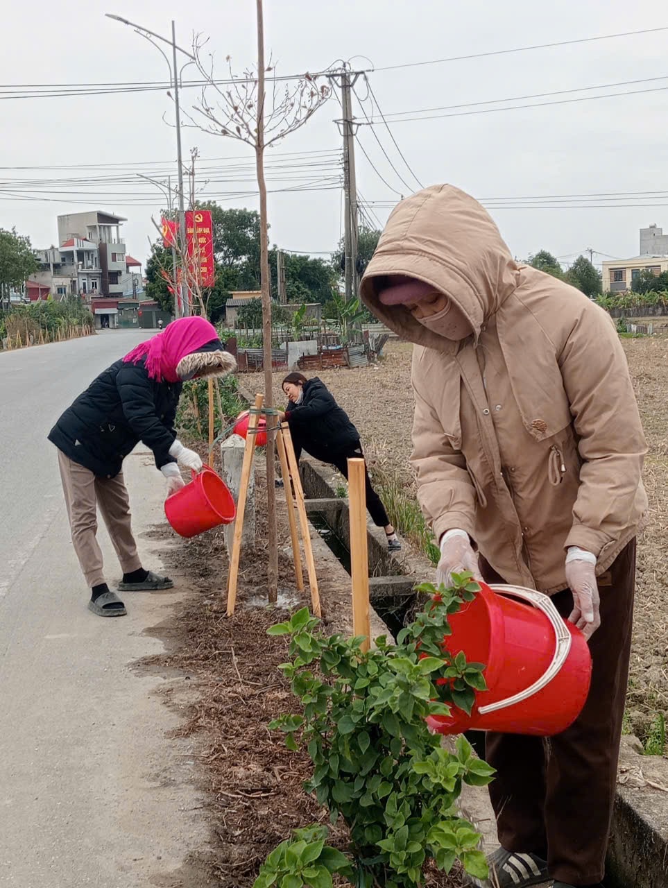 Phụ nữ Thư Lâm: Sôi nổi hưởng ứng cuộc thi “Thôn, khu, tổ dân phố Sáng- Xanh- Sạch- Đẹp- Hiệu quả” - ảnh 5