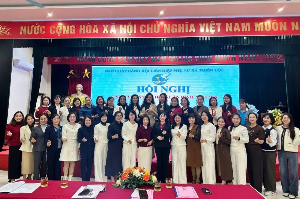 Hội LHPN xã Thiên Lộc: Triển khai nhiệm vụ công tác năm 2026 - ảnh 1