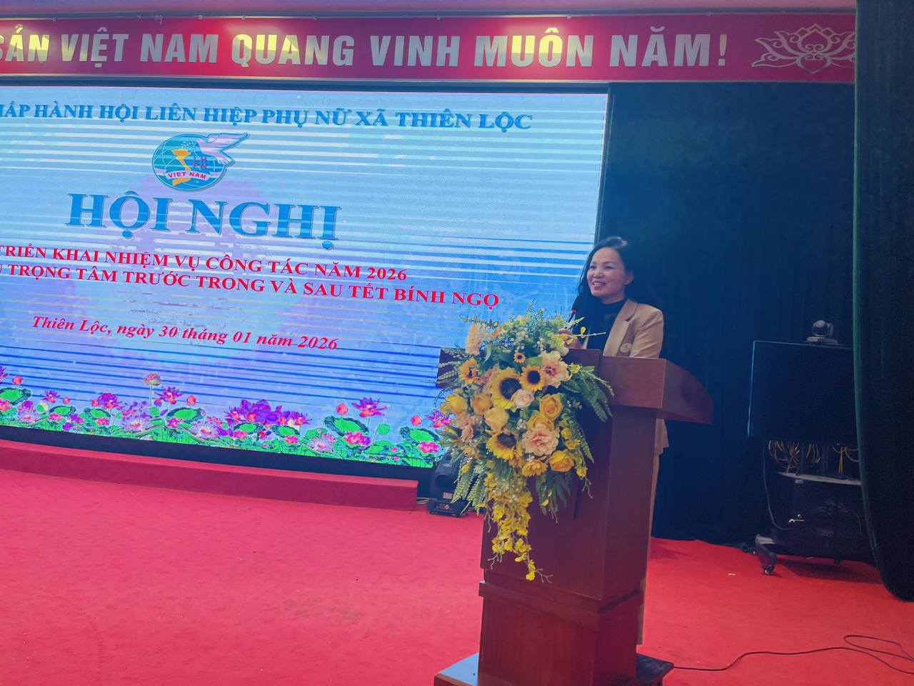 Hội LHPN xã Thiên Lộc: Triển khai nhiệm vụ công tác năm 2026 - ảnh 4