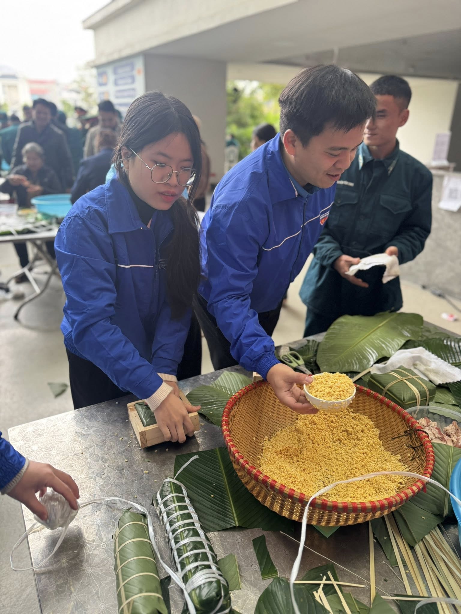 Hội LHPN xã Đông Anh giành giải Nhất hội thi gói bánh chưng Tết - ảnh 5