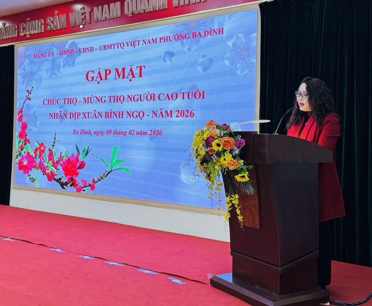 Phường Ba Đình mừng thọ người cao tuổi nhân dịp Xuân Bính Ngọ 2026 - ảnh 1