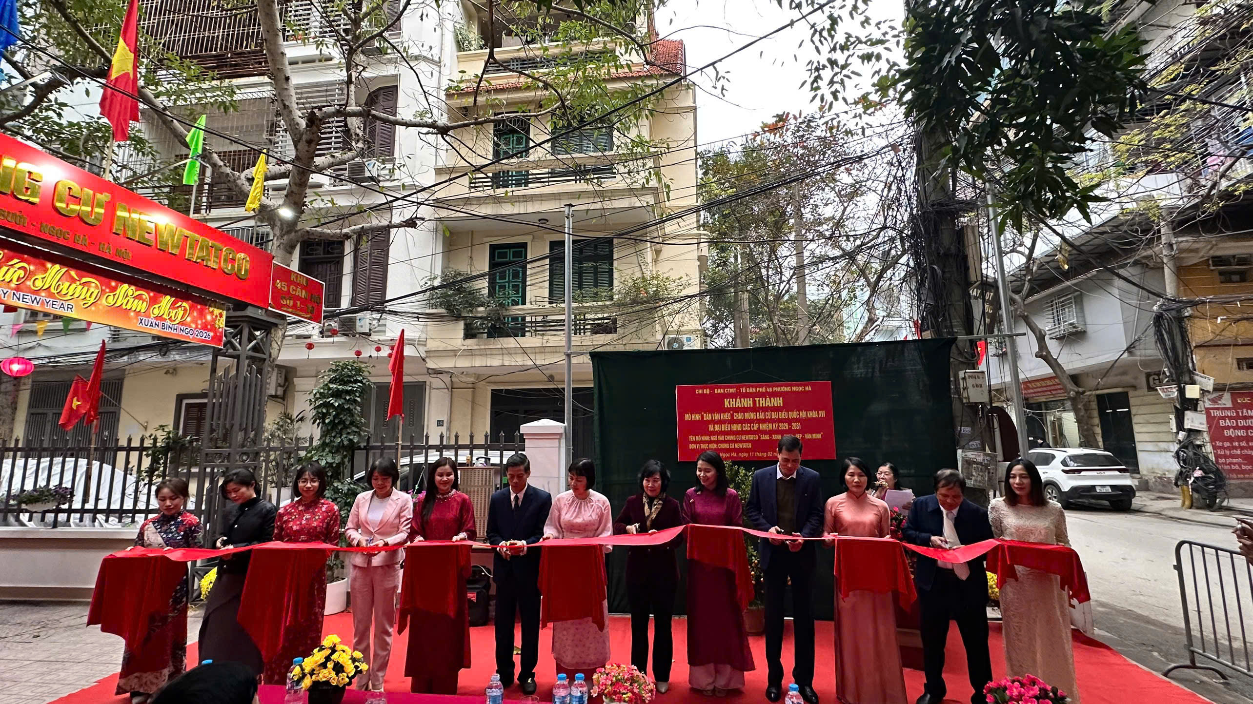 Khánh thành mô hình “Dân vận khéo” chào mừng bầu cử Quốc hội khóa XVI và HĐND các cấp tại phường Ngọc Hà - ảnh 2