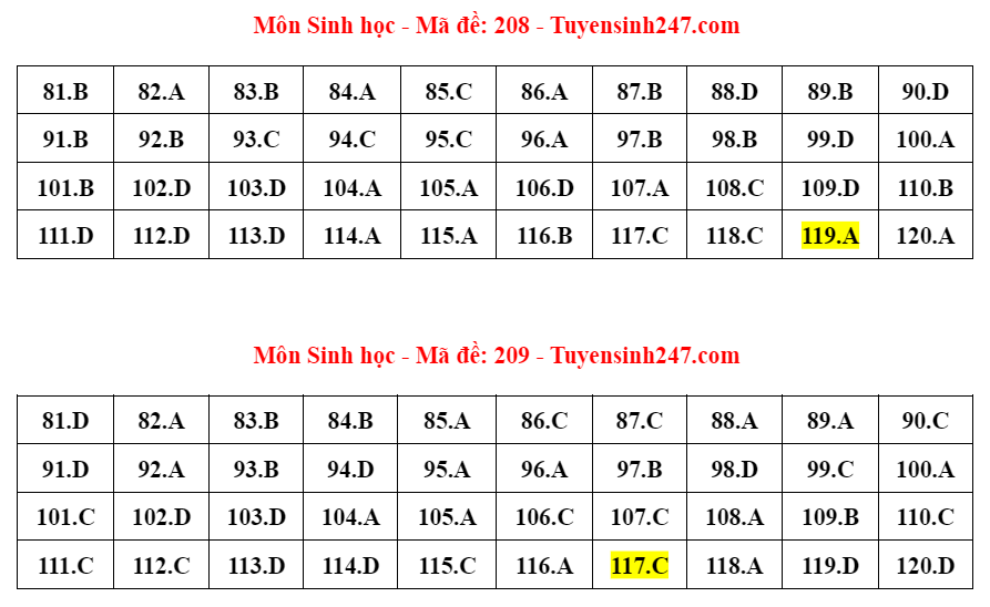 Gợi ý đáp án 24 mã đề thi môn Sinh học - ảnh 4