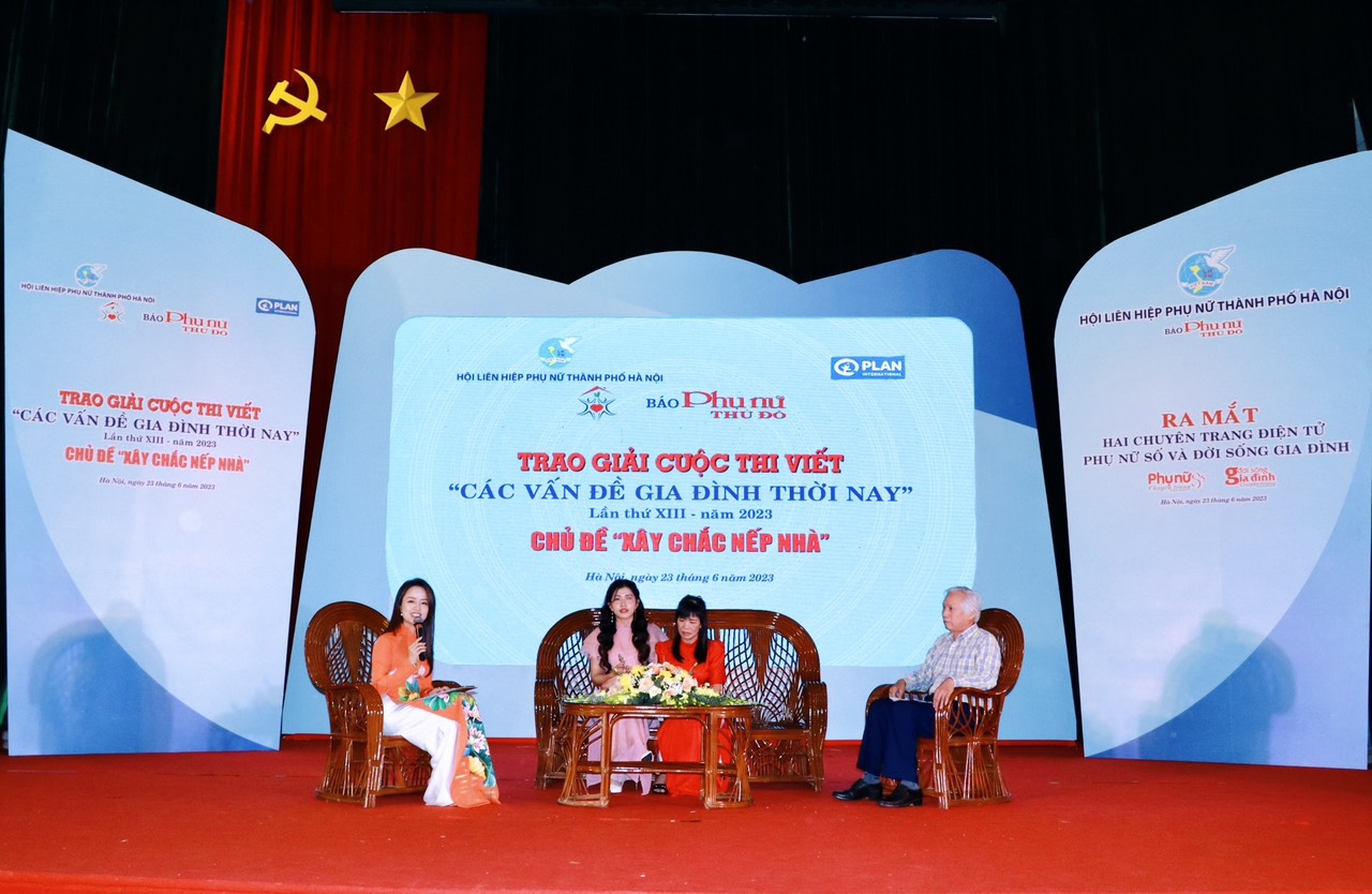 Tường thuật trực tiếp Chương trình ra mắt chuyên trang điện tử “Phụ nữ số” và “Đời sống gia đình”; Trao giải cuộc thi viết “Các vấn đề gia đình thời nay” lần thứ XIII - Năm 2023 - ảnh 5