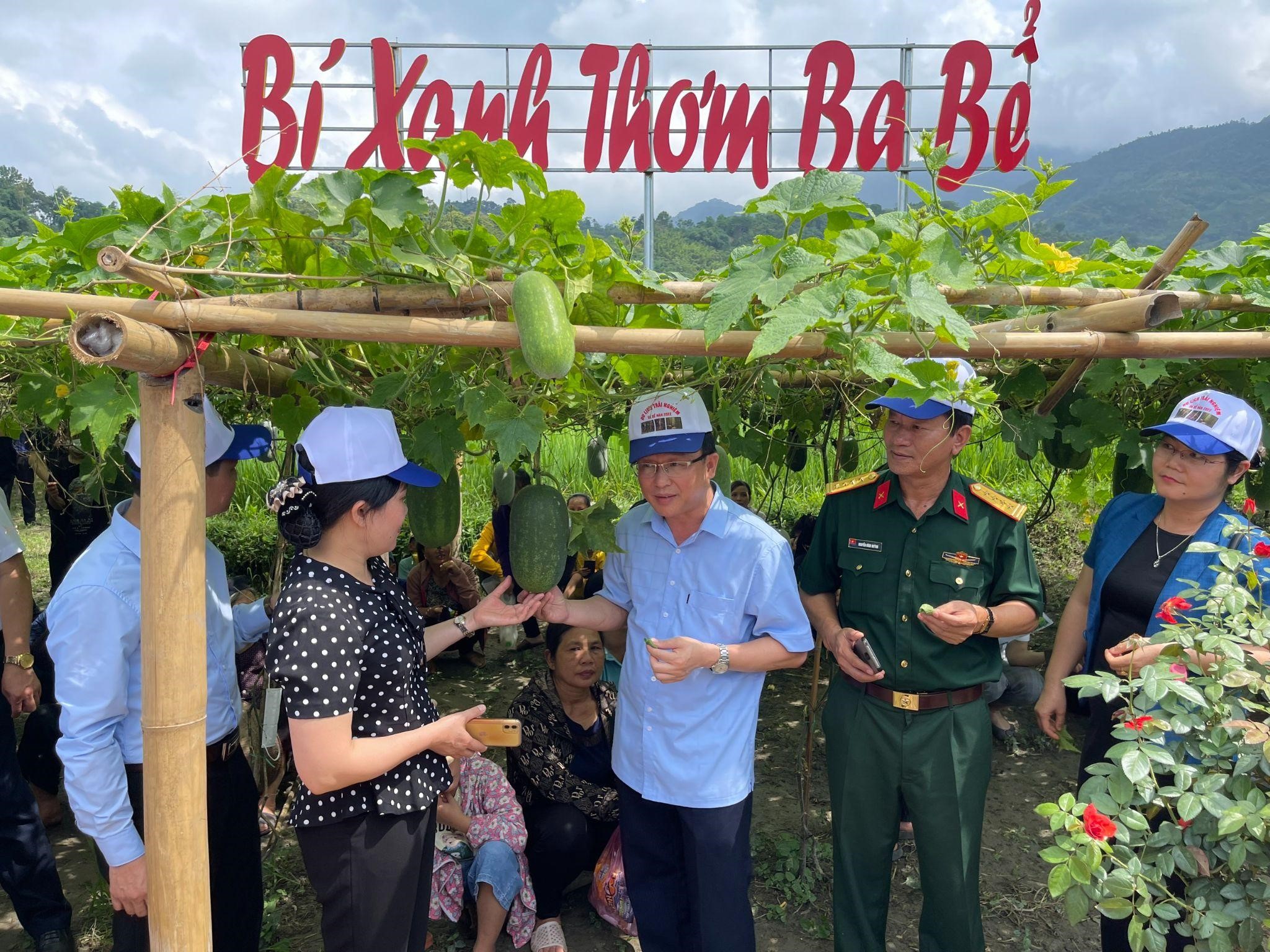 Bí xanh thơm và các nông sản Bắc Kạn lên sàn thương mại điện tử - ảnh 2