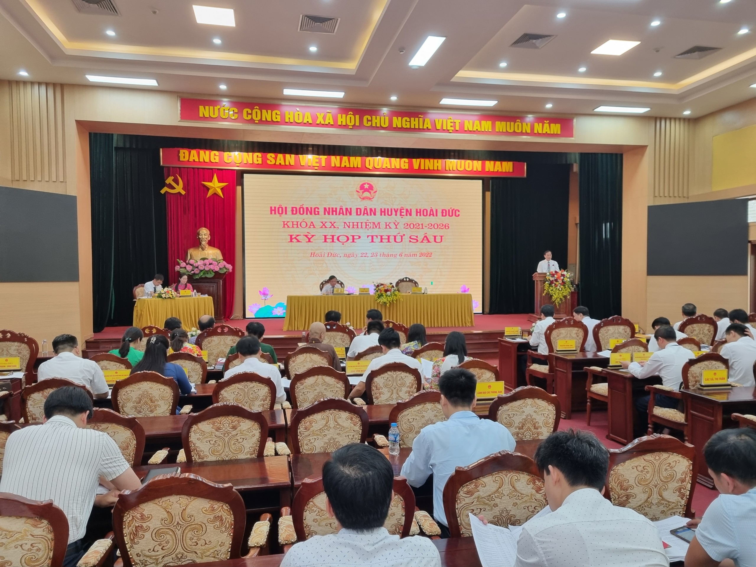 Huyện Hoài Đức sẽ đẩy nhanh tiến độ triển khai thực hiện các dự án trọng điểm về giao thông, - ảnh 2