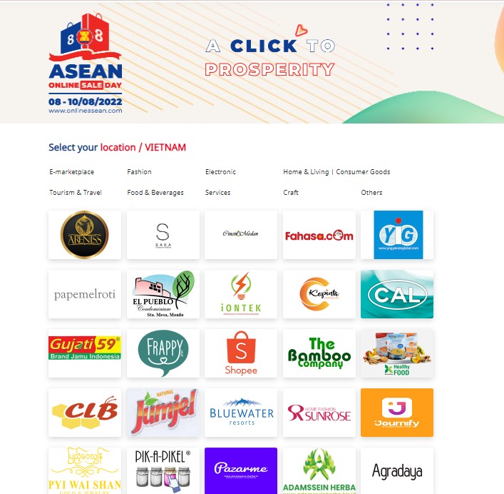 Hơn 300 doanh nghiệp ở 10 quốc gia thuộc ASEAN tham gia ngày mua sắm trực tuyến ASEAN 2022 - ảnh 1
