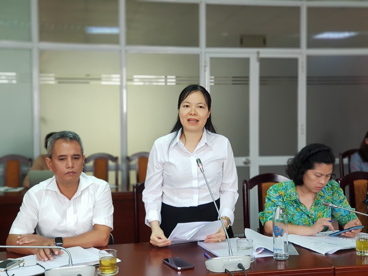 Hội LHPN Hà Nội tổ chức Hội nghị đóng góp dự thảo Luật Đất đai (sửa đổi) - ảnh 5