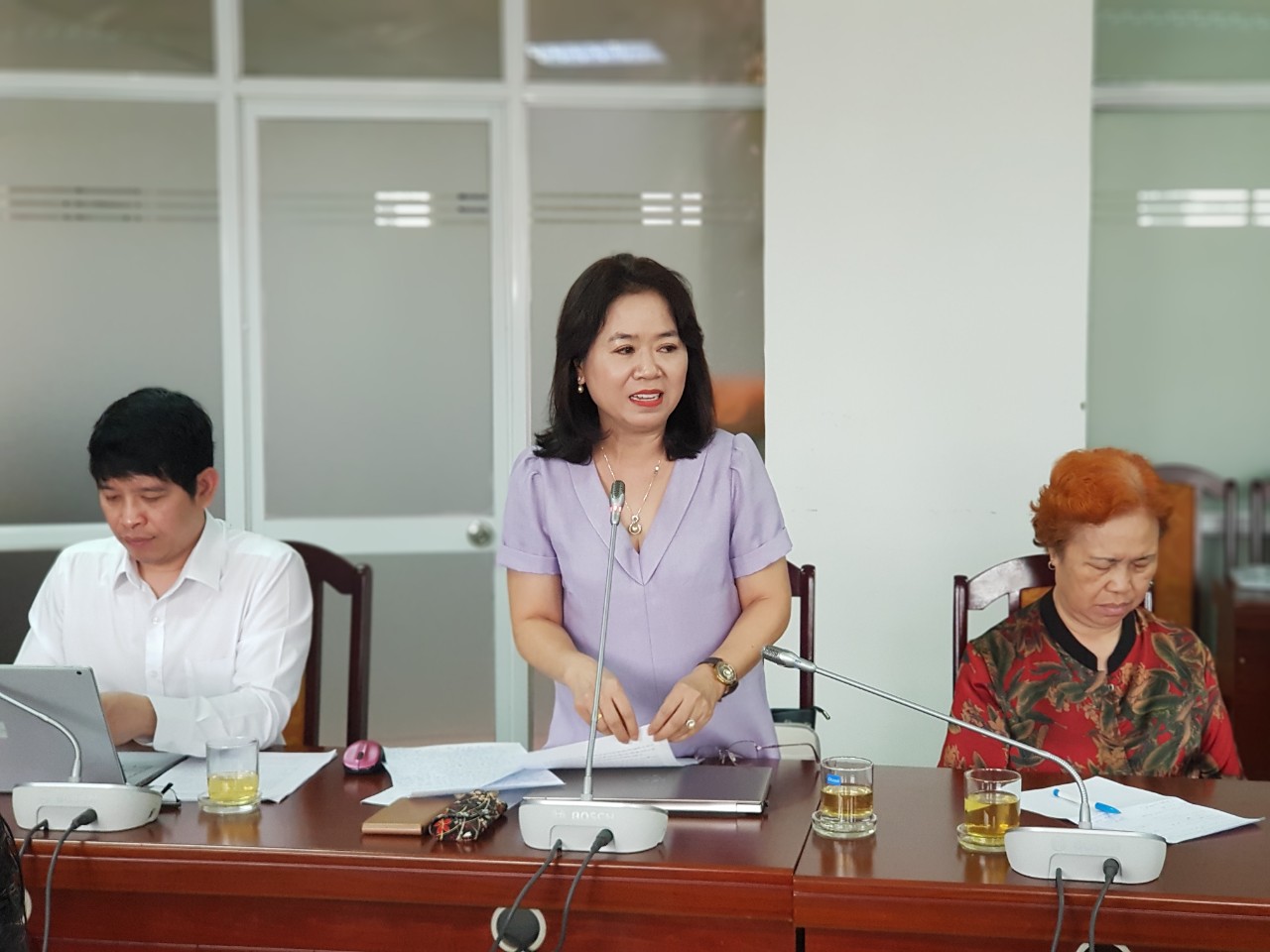 Hội LHPN Hà Nội tổ chức Hội nghị đóng góp dự thảo Luật Đất đai (sửa đổi) - ảnh 6