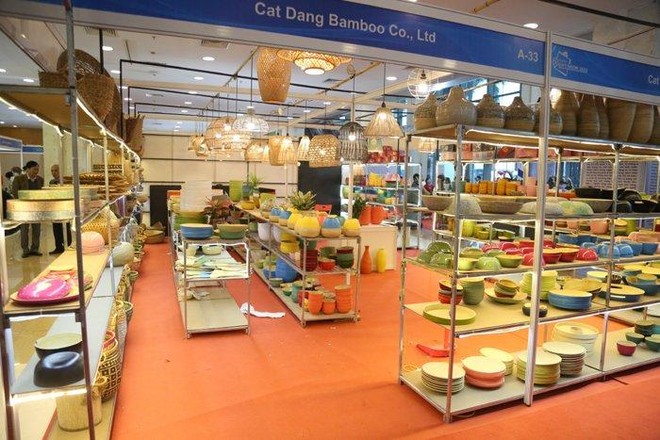 Khai mạc Hội chợ quốc tế Quà tặng hàng thủ công mỹ nghệ Hà Nội 2022 - ảnh 2