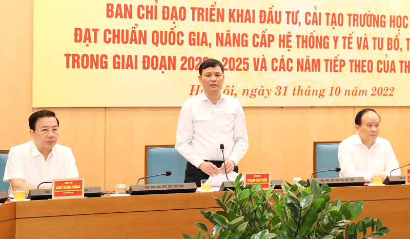 Hà Nội đẩy nhanh thực hiện các dự án xây dựng giáo dục, y tế, tu bổ di tích - ảnh 2