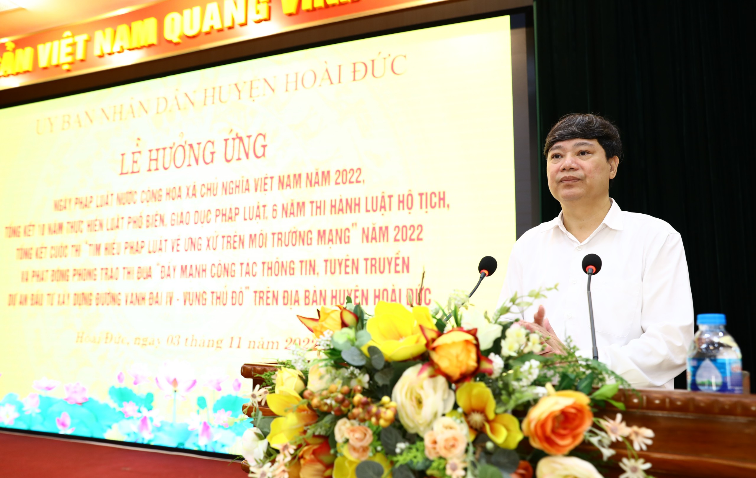 Hoài Đức: Phát động hưởng ứng “Ngày Pháp luật Việt Nam” năm 2022 - ảnh 1