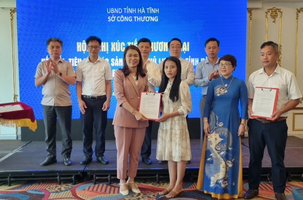 Hà Tĩnh kết nối, tiêu thụ sản phẩm chủ lực của tỉnh vào các hệ thống phân phối trong và ngoài nước - ảnh 6