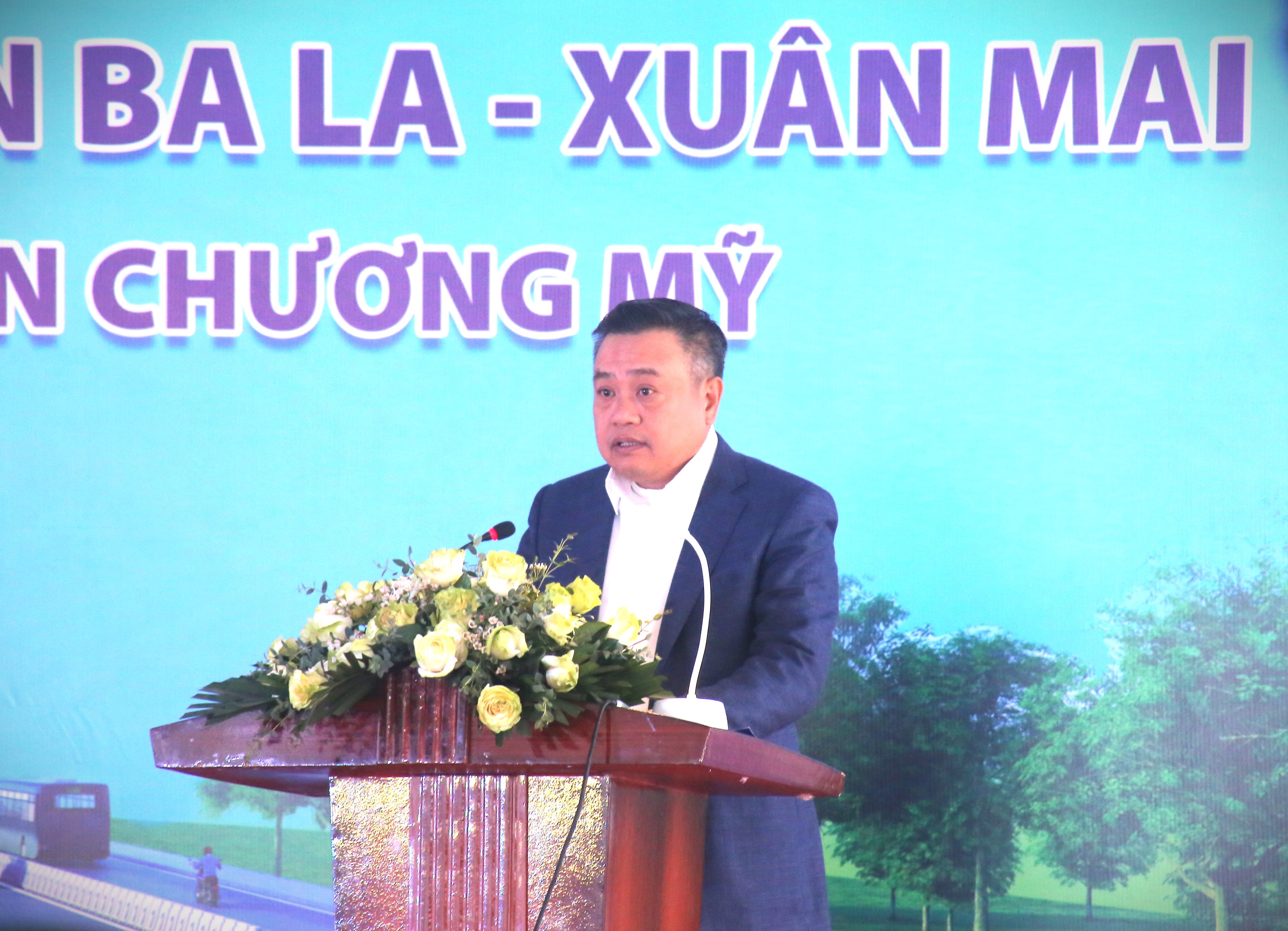 Khởi công dự án cải tạo, nâng cấp quốc lộ 6 đoạn Ba La - Xuân Mai - ảnh 2