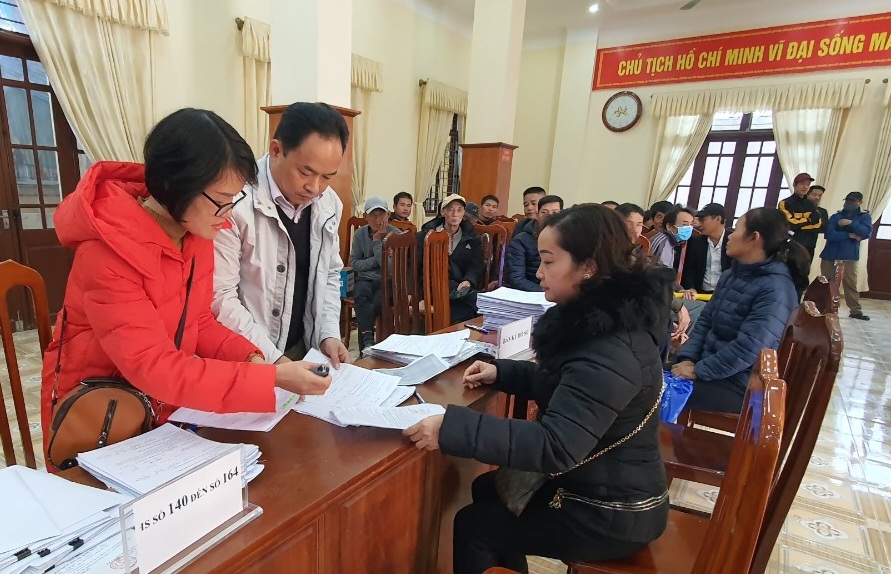 Chi trả 60 tỷ đồng bồi thường, hỗ trợ giải phóng mặt bằng dự án Vành đai 4 cho 155 hộ ở xã Minh Khai – Hoài Đức - ảnh 1