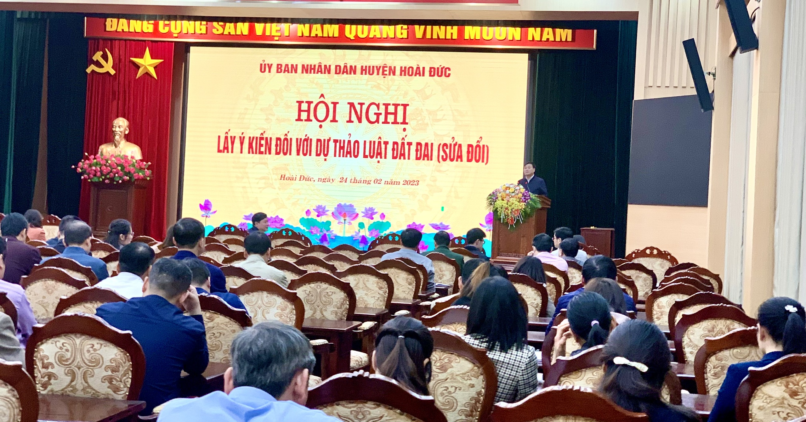 Huyện Hoài Đức góp ý kiến về Dự thảo Luật Đất đai sửa đổi - ảnh 4