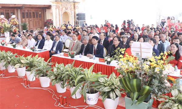 Khánh thành công trình tu bổ, tôn tạo Đình thôn Báo Đáp, xã Kiêu Kỵ - ảnh 4