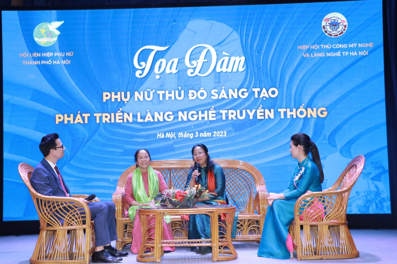 Hội LHPN Hà Nội: Giao lưu, vinh danh nữ nghệ nhân và quảng bá sản phẩm làng nghề truyền thống - ảnh 7