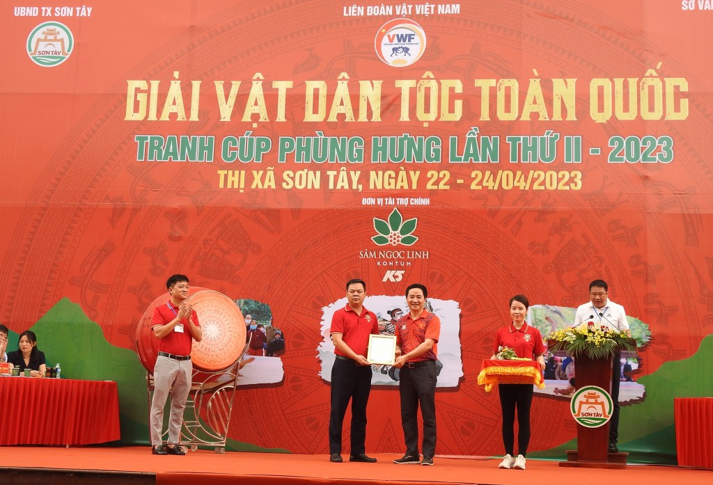 Khai mạc Giải Vật dân tộc toàn quốc tranh Cúp Phùng Hưng lần thứ II - năm 2023. - ảnh 6
